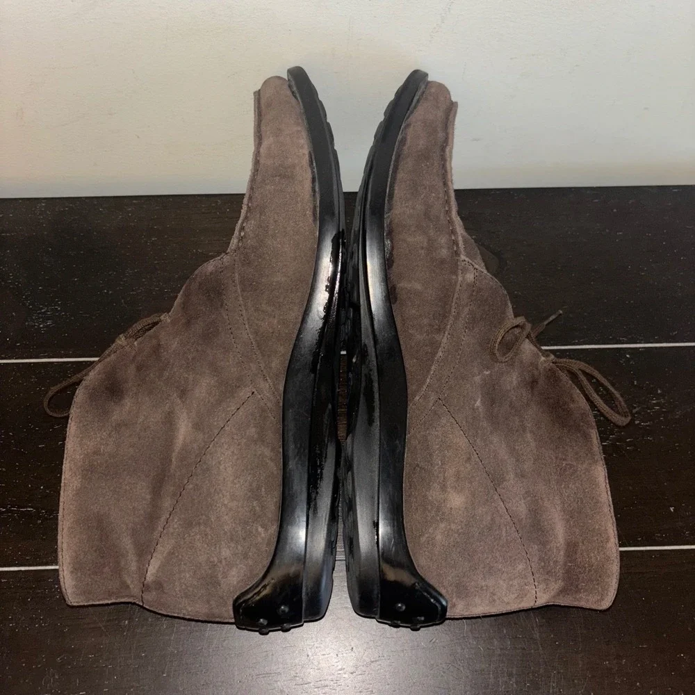 Tods | Mens Size 9.5 US | 42 EU | 8 AUS | Suede Desert Boots |‎ Brown Lace Up